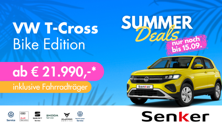 VW T-Cross Bike Editon Summer Deal